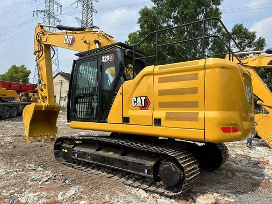 Excavateur CAT 320GC d'occasion 20 tonnes à faible bruit Économie d'énergie pour la construction