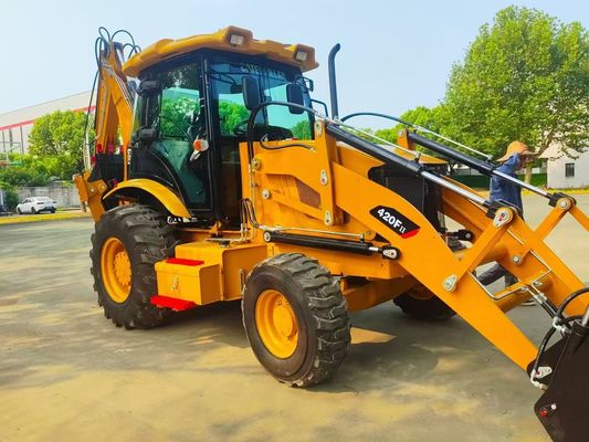 420F Chargeuse à remorqueuse Caterpillar utilisée CAT à grande vitesse