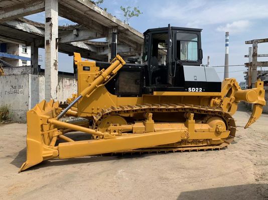 6 Way Blade SHANTUI SD22 Bulldozer d'occasion avec déchirure hydraulique