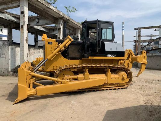 6 Way Blade SHANTUI SD22 Bulldozer d'occasion avec déchirure hydraulique