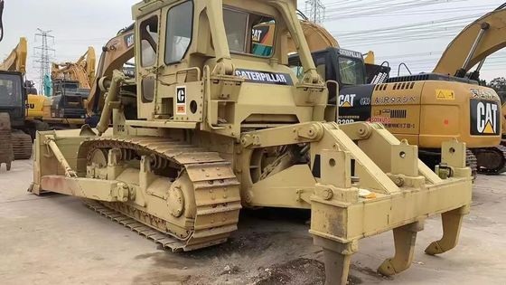 Puissante Caterpillar D7G Dozer d'occasion Économie d'énergie 6 voies lame