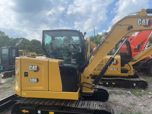 Excavateur hydraulique à pouce utilisé CAT Excavateur hydraulique à accrochage rapide 306 CAT