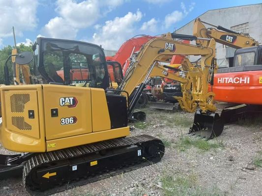 Excavateur hydraulique à pouce utilisé CAT Excavateur hydraulique à accrochage rapide 306 CAT