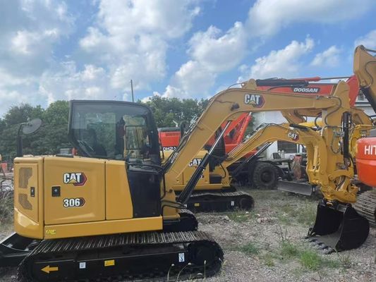 Excavateur hydraulique à pouce utilisé CAT Excavateur hydraulique à accrochage rapide 306 CAT