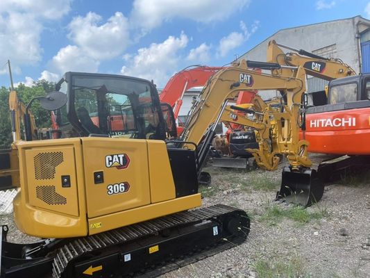 Excavateur hydraulique à pouce utilisé CAT Excavateur hydraulique à accrochage rapide 306 CAT
