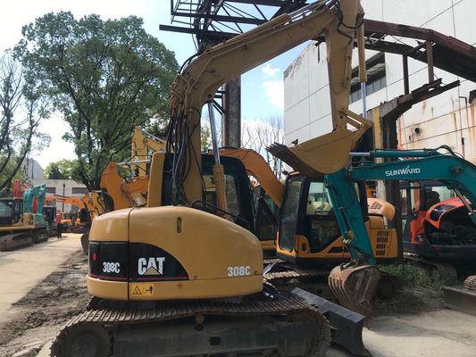 Excavateur hydraulique CAT 308C d'occasion Original Japon facile à entretenir