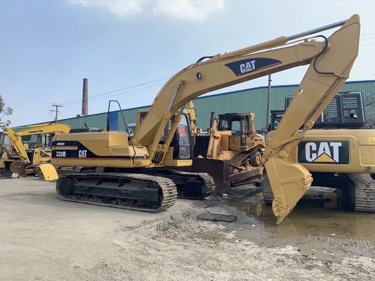 Excavateur à haute résistance 320B CAT utilisé Sécurité de l'exploitation Excavateur de 20 tonnes
