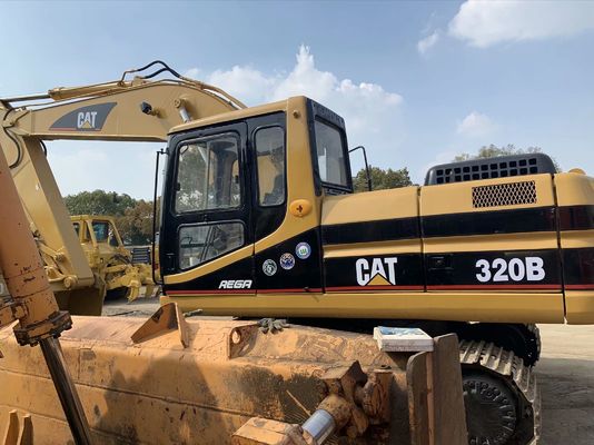 Excavateur à haute résistance 320B CAT utilisé Sécurité de l'exploitation Excavateur de 20 tonnes