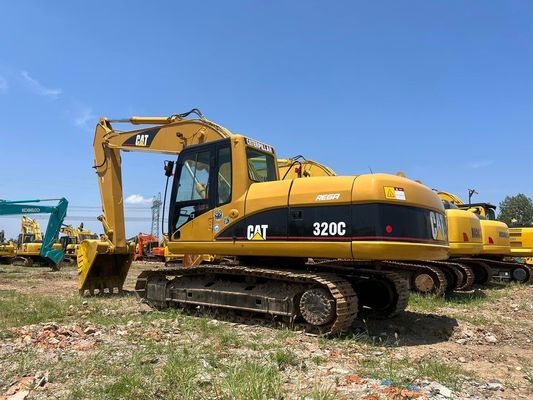 320C Excavateur CAT d'occasion Caterpillar 20 Tonnes Excavateur de sécurité Opération Japon