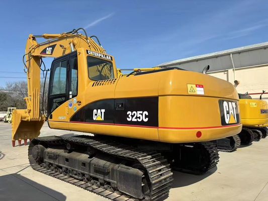 L'hydraulique utilisé Caterpillar 325C Excavator Visibilité et sécurité pour la construction