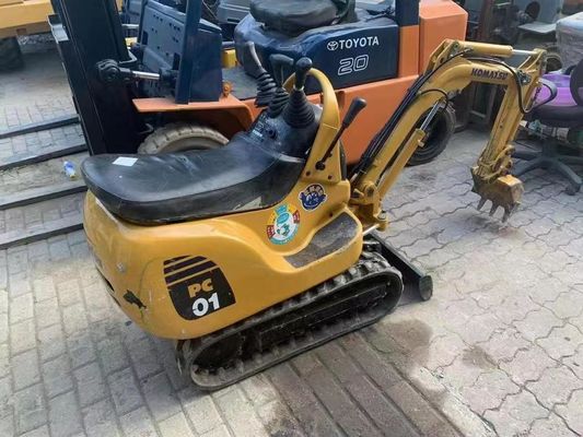 PC01 Couleur originale Mini-excavatrice Komatsu utilisée pour le travail en intérieur