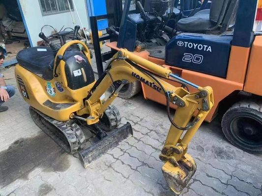 PC01 Couleur originale Mini-excavatrice Komatsu utilisée pour le travail en intérieur