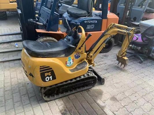 PC01 Couleur originale Mini-excavatrice Komatsu utilisée pour le travail en intérieur