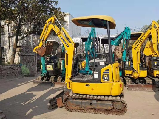 Excavateur japonais PC18MR-3 d'occasion pour l'exploitation minière et la construction