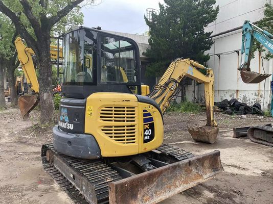 Cabine fermée Mini-excavatrice utilisée Komatsu PC40MR-2 PC35MR-2 PC40MR-2