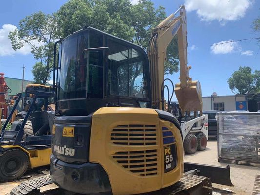 Utilisé PC50MR-2 Komatsu Mini Digger Cabine fermée pour le chantier de construction