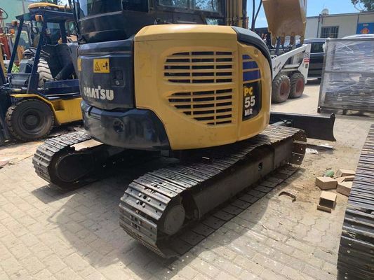 Utilisé PC50MR-2 Komatsu Mini Digger Cabine fermée pour le chantier de construction