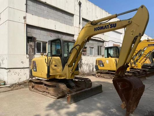Couleur d'origine Utilisé Komatsu PC56MR-2 Mini Excavator En excellent état