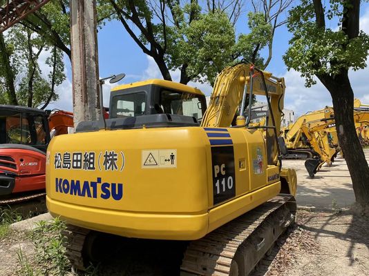PC110-7 Excavatrice utilisée de Komatsu à rouleaux lourds Excavatrice Komatsu d'occasion