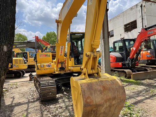 PC110-7 Excavatrice utilisée de Komatsu à rouleaux lourds Excavatrice Komatsu d'occasion