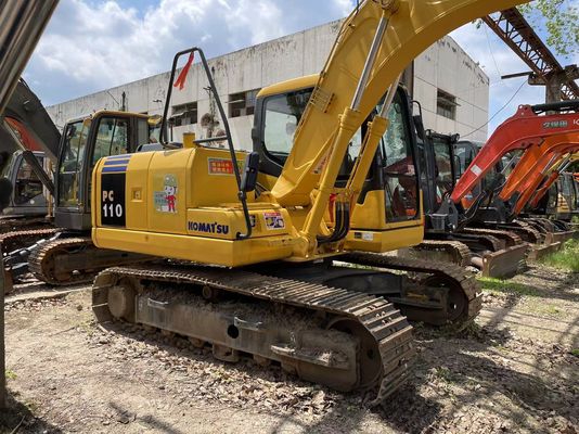 PC110-7 Excavatrice utilisée de Komatsu à rouleaux lourds Excavatrice Komatsu d'occasion