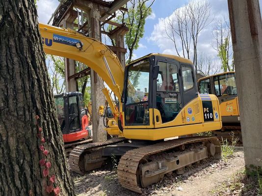 PC110-7 Excavatrice utilisée de Komatsu à rouleaux lourds Excavatrice Komatsu d'occasion