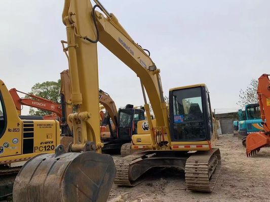 12 tonnes utilisées Komatsu PC120-6 Excavateur hydraulique à rampe garantie de sécurité