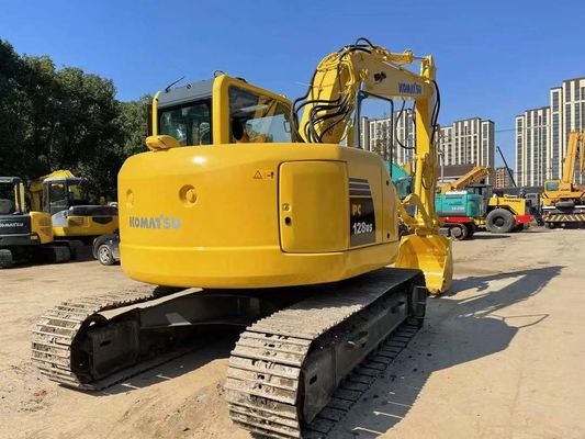 PC128US-8 Excavateur Komatsu d'occasion Excavateur hydraulique à pouce mini rampant