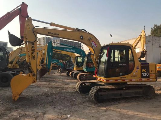Économie d'énergie Utilisé Komatsu PC130 6 Crawler Haute stabilité Couleur originale