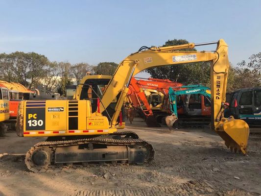 Économie d'énergie Utilisé Komatsu PC130 6 Crawler Haute stabilité Couleur originale