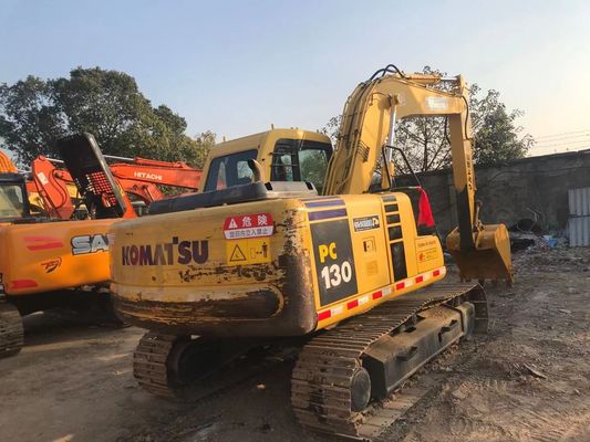 Économie d'énergie Utilisé Komatsu PC130 6 Crawler Haute stabilité Couleur originale