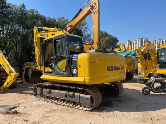 Excavateur à rouleaux Komatsu PC130-7 original japonais avec pouce hydraulique