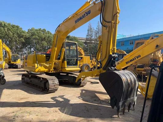 Excavateur à rouleaux Komatsu PC130-7 original japonais avec pouce hydraulique