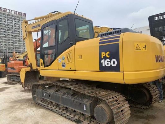 Japon Komatsu PC160LC-7 Mini Excavateur à rouleaux d'occasion avec moteur puissant