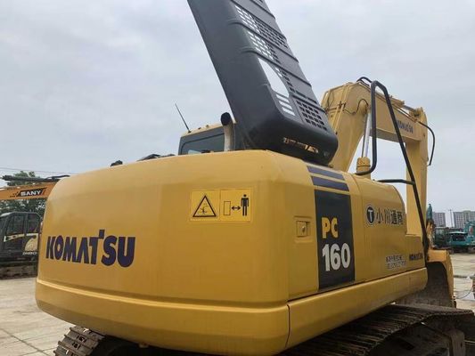 Japon Komatsu PC160LC-7 Mini Excavateur à rouleaux d'occasion avec moteur puissant