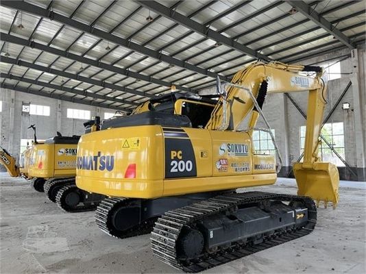 PC200-8 Excavateur Komatsu d'occasion Originaux du Japon Excavateurs d'occasion à entretenir