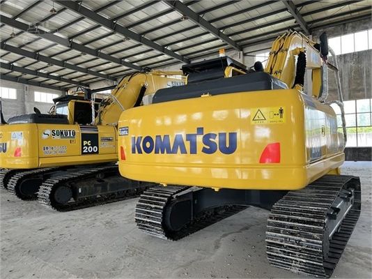 PC200-8 Excavateur Komatsu d'occasion Originaux du Japon Excavateurs d'occasion à entretenir