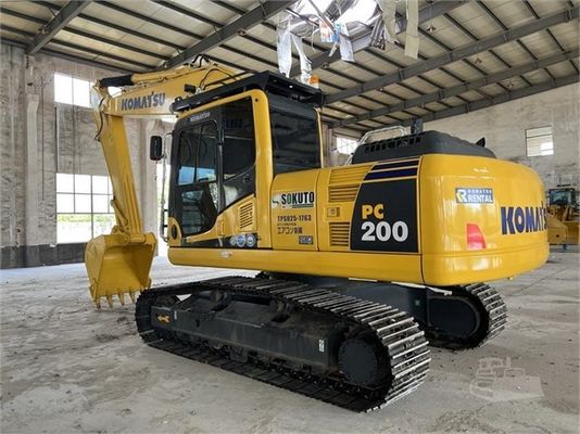 PC200-8 Excavateur Komatsu d'occasion Originaux du Japon Excavateurs d'occasion à entretenir