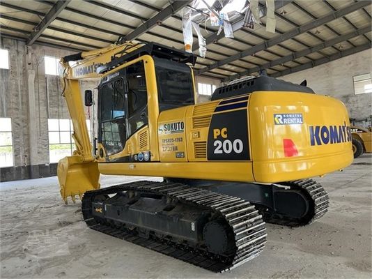 PC200-8 Excavateur Komatsu d'occasion Originaux du Japon Excavateurs d'occasion à entretenir