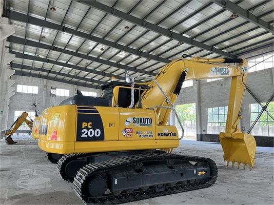 PC200-8 Excavateur Komatsu d'occasion Originaux du Japon Excavateurs d'occasion à entretenir