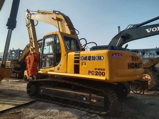 Japon Utilisé Komatsu PC220 6 Excavator Facile à utiliser avec un marteau hydraulique