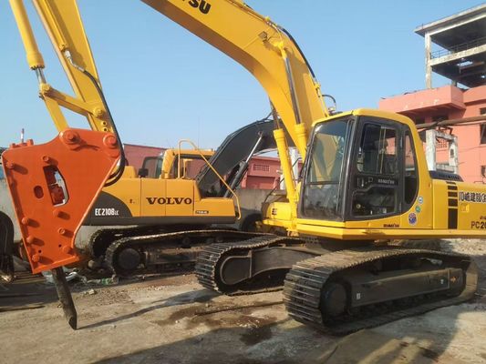 Japon Utilisé Komatsu PC220 6 Excavator Facile à utiliser avec un marteau hydraulique