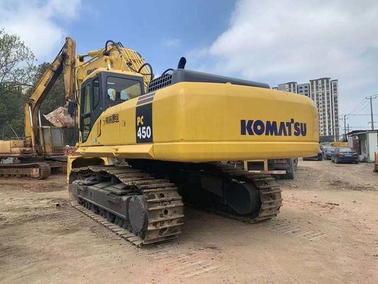 Opération de sécurité Utilisée Mini-excavatrice Komatsu PC450-7 originaire du Japon