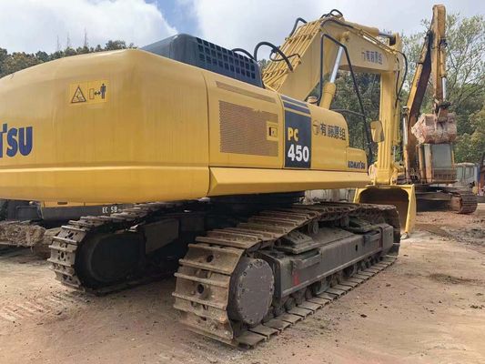 Opération de sécurité Utilisée Mini-excavatrice Komatsu PC450-7 originaire du Japon
