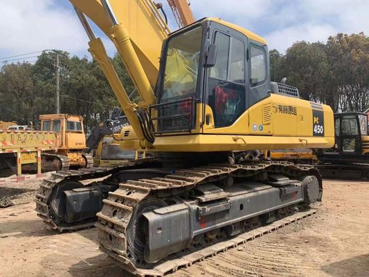 Opération de sécurité Utilisée Mini-excavatrice Komatsu PC450-7 originaire du Japon