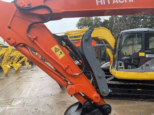 Originale japonaise utilisée Hitachi ZX60 Mini Excavateur à rouleaux avec pouce hydraulique