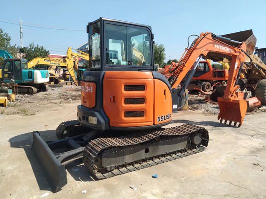 Hitachi ZX55USR-5A Mini Excavateur à rouleaux d'occasion en bon état Mini Excavateur d'occasion