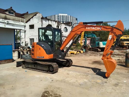 Hitachi ZX55USR-5A Mini Excavateur à rouleaux d'occasion en bon état Mini Excavateur d'occasion