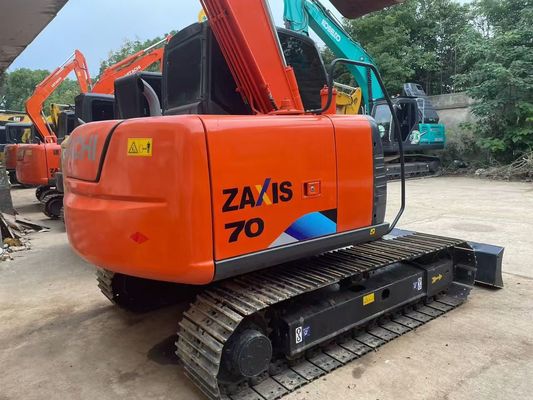 Excavateur d'occasion japonais ZX70 Excavateur d'occasion Hitachi Crawler avec lame