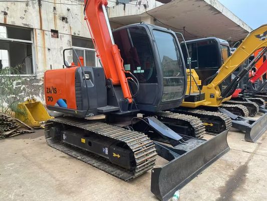 Excavateur d'occasion japonais ZX70 Excavateur d'occasion Hitachi Crawler avec lame